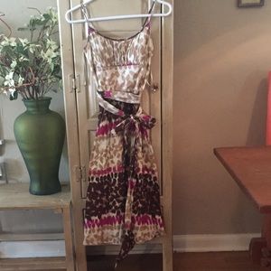 BCBG adorable dotted/tiedye sundress