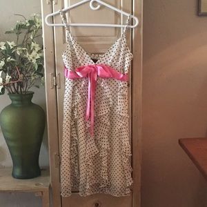 BCBG MaxAzria polka dot dress. Cute!