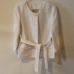 Banana republic white jacket size 14