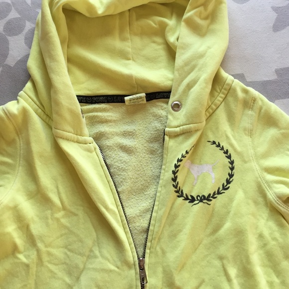 Yellow hoodie PINK - Picture 3 of 4