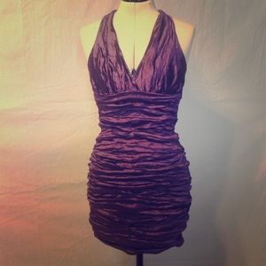 Nicole Miller metallic cocktail dress. Size 6.