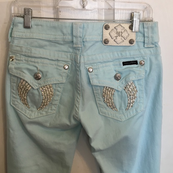 Miss Me skinny jeans size 28 light blue