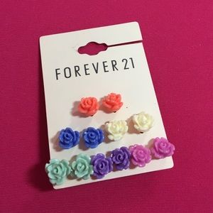 Floral Stud Earrings
