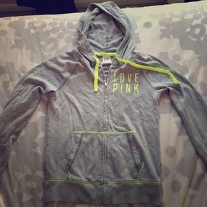 Gray and Neon hoodie