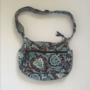 Vera Bradley Brown and Blue Purse