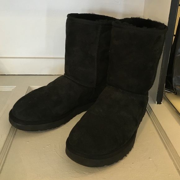 UGG black booties women's size 10