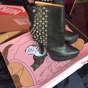 Jefferey Campbell high heel with studs