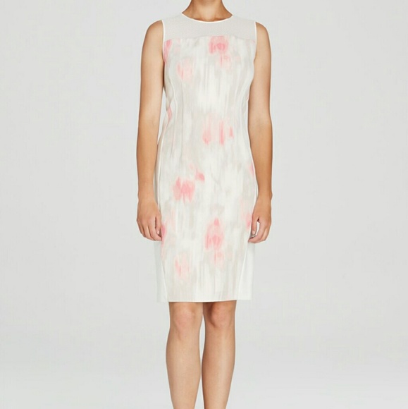 T TAHARI Dakota Sleeveless Sheath Dress