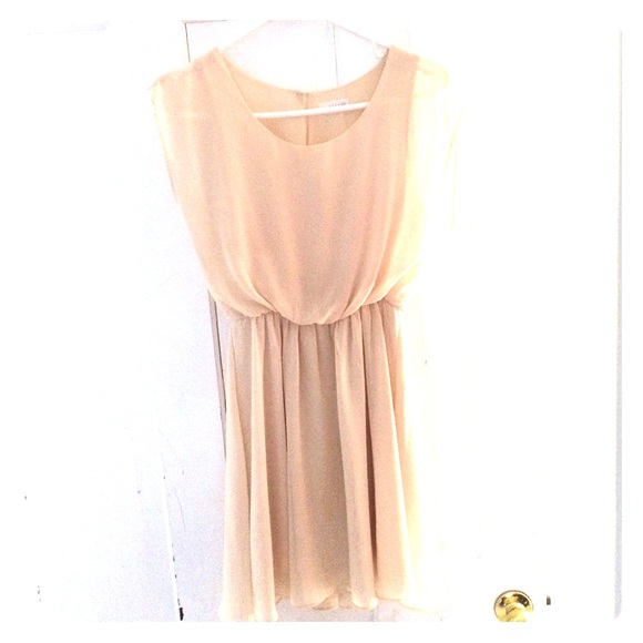 Cream Nordstrom dress