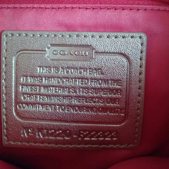 Coach handbag with matching wallet - Picture 2 of 4