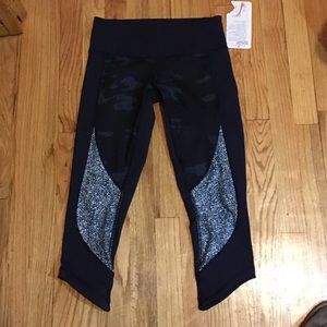 NWT Lululemon wunder under crop