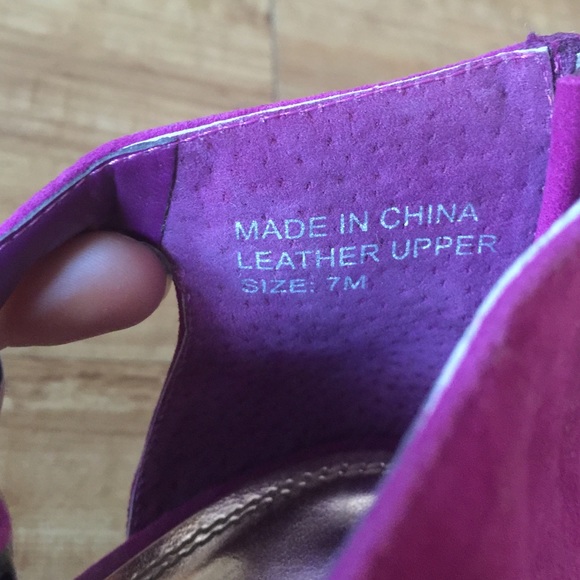 Bakers purple/gold heels - Picture 2 of 4