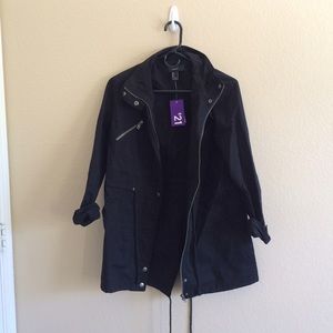 NWT Black parka jacket