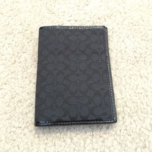 Coach Signature Passport Holder