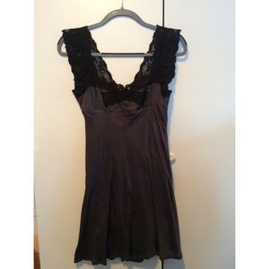 Free People satin party dress