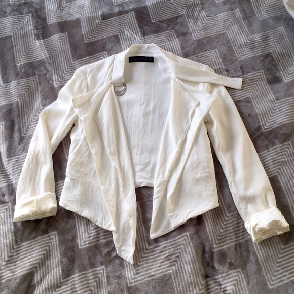 cropped waterfall jacket