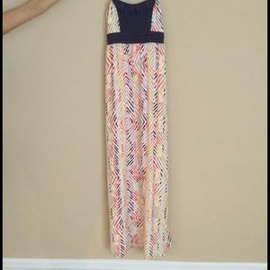 Multi-color maxi dress