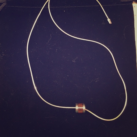 Silver & Koa wood Necklace