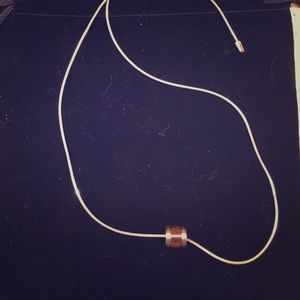 Silver & Koa wood Necklace