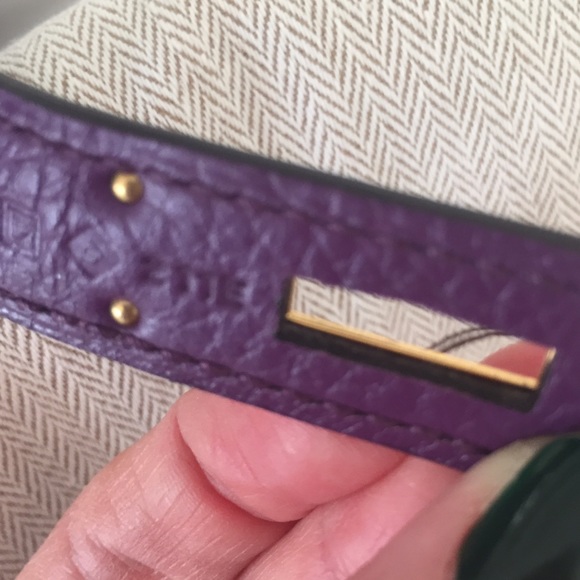 Authentic 35 Hermes Birkin in Ultra Violet - Picture 3 of 4