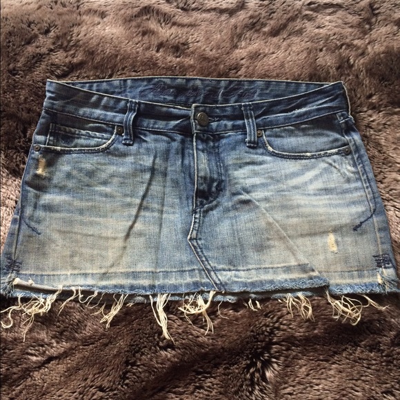 Abercrombie Jean Skirt