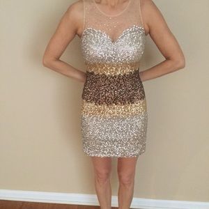 Sherri hill beaded dress