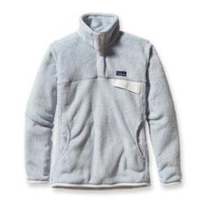 light blue Patagonia fleece