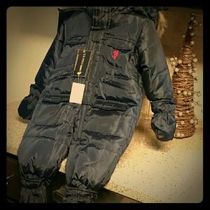 NWT US POLO ASSN. NAVY BLUE INFANT 18M SUPER WARM