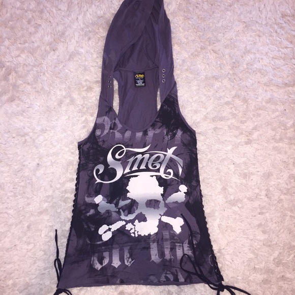 Smet hooded tank top