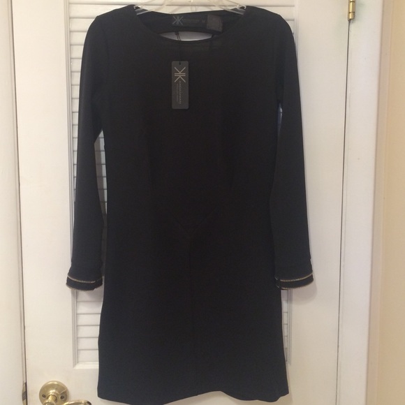 Kardashian kollection black bodycon dress