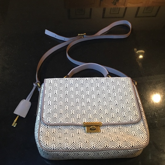 Fossil memoir straw Crossbody bag.