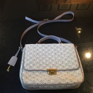 Fossil memoir straw Crossbody bag.