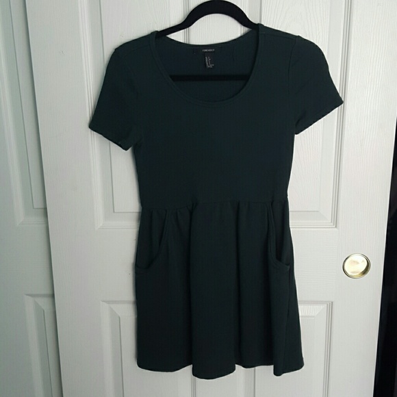 Forest Green sweater dress