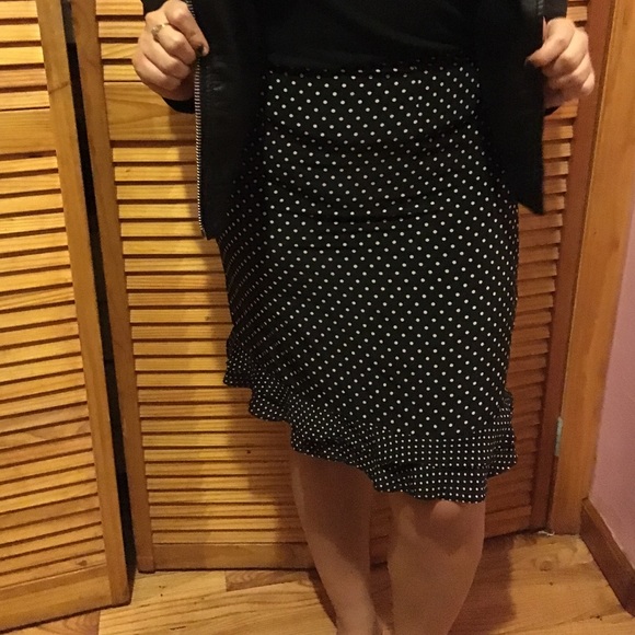 Polka dot skirt