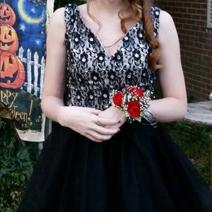 Black homecoming/prom dress