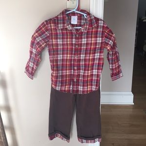 Matching toddler boy size 3T outfit