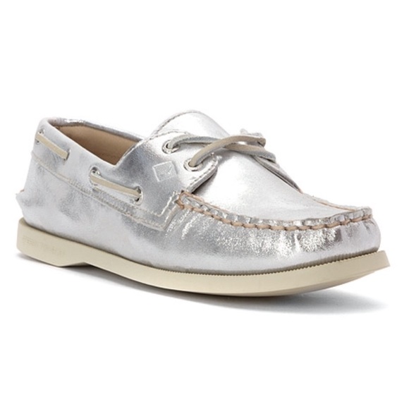 Metallic Sperry Top Siders