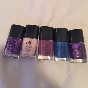5 ELF nail polishes never used