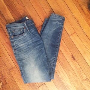 Madewell high rise skinny skinny jeans
