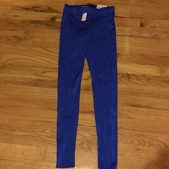 PINK Blue leggings