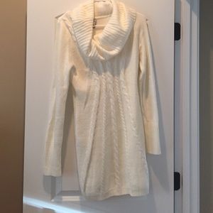 Sale. Cream sweater dress