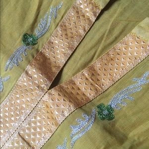 NWT gorgeous yellow Indian tunic (kurti)