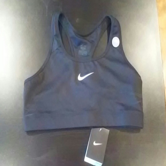 Nike black sports bra dri-fit nwt