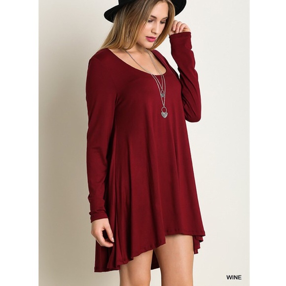 "Waltz" Long Sleeve Shift Dress - Picture 3 of 4