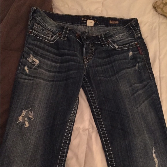 Silver jeans