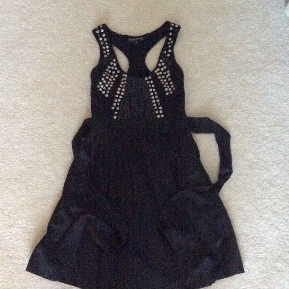 Beautiful black cocktail dress with sequin detail