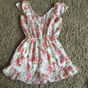 Floral print romper