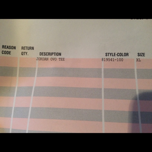 Jordan OVO T-Shirt size XL - Picture 3 of 3