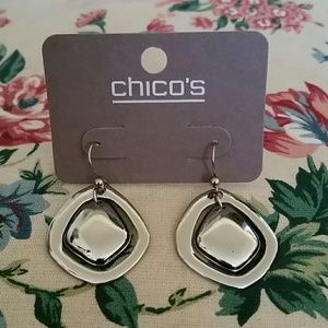 Chico's Dangle Metal Earrings
