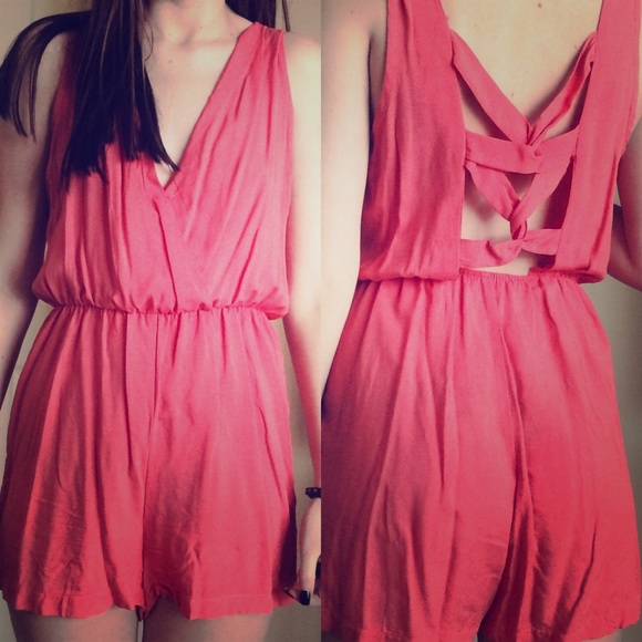Like pink romper. Could be worn casual or dressy.